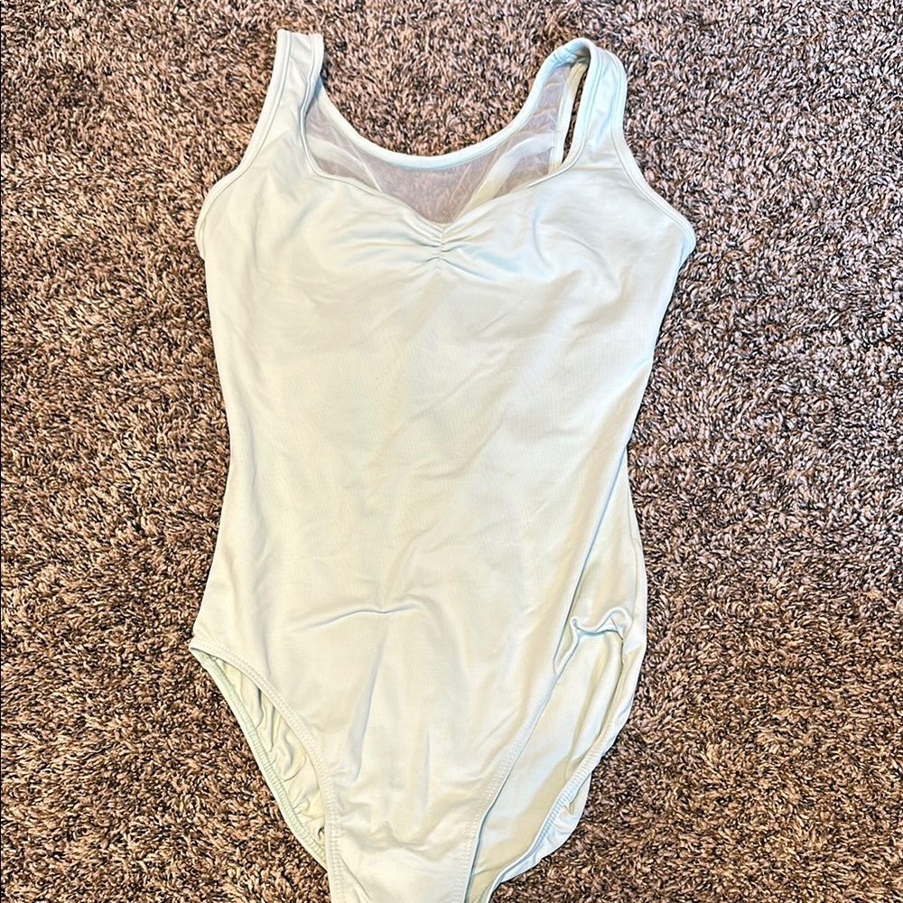 Light Mint Green One Piece Dance Leotard